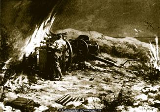 Bombardier Cook taking live shells out of a blazing ammunition wagon (1915, Bombardier, Cape Helles, DCM, Fire, Gallipoli, Royal Field Artillery, Turkey, Wagon, WW1)