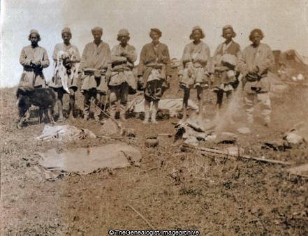 Camp Coolies Bashisti Nullah (1905, Bashisht, Himachal Pradesh, India, Kullu Valley
)