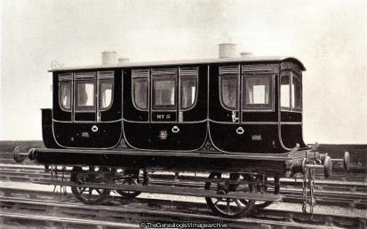 Coach built for Queen Adelaide Built in 1842 (London and North Western Railway, Train)