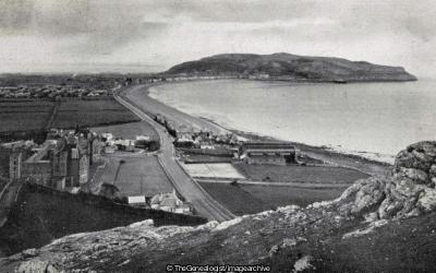 Craigside and Llandudno from the Little Orme (Beach, Conwy, Craigside Hotel, Great Orme, Little Orme, Llandudno, Llandudno Bay, Seaside, Wales)