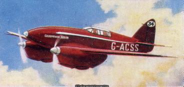 De Havilland Comet Racer (Aeroplane, Airplane, Comet, De Havilland)