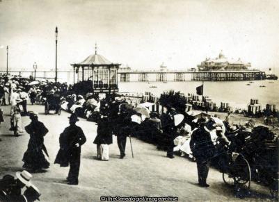 Eastbourne Bandstand and promenade (Bandstand, Eastbourne, Pier, promenade)