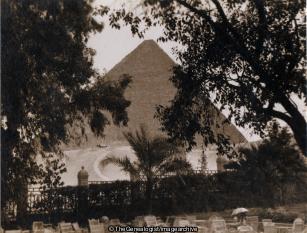 Egypt The Great Pyramid (C1930, Cairo, Egypt, Giza, Great Pyramid, Khufu)