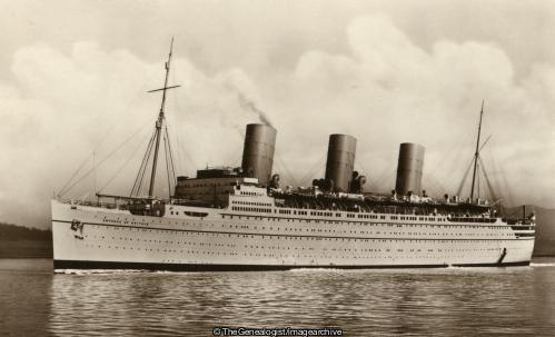 Empress of Britain (C1935, Canadian, Canadian Pacific Steamship Company, Empress of Britain, Liner, Ship)
