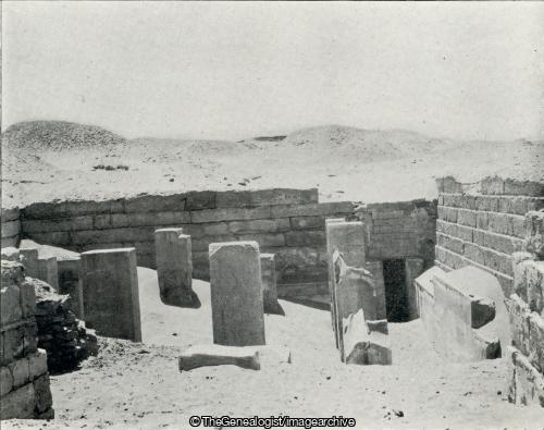 Entrance to the Tomb of Ti at Sakkara (Egypt, Sakkara, Tomb of Ti)
