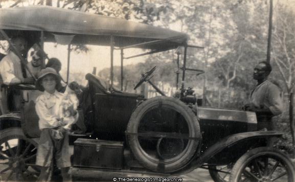 Goldsmiths Car (1919, Car, Caribbean, Dog, G.M.Goldsmith, Jamaica)