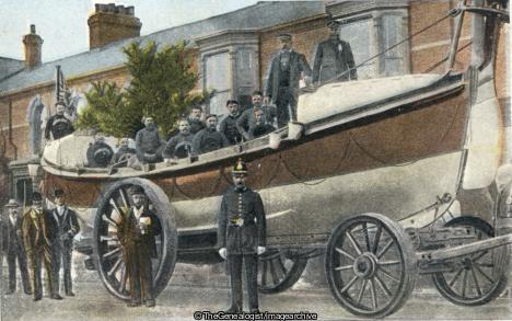 Grimsby Lifeboat Crew C1910 (C1910, England, Grimsby, Lifeboat, Lifeboat man, Lincolnshire, policeman)