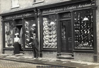 Harveys Clothing and boot manufacturer 1911 (1911, clothier, Cobbler, cordwainer, Downham Market, Draper, Hatter, Milliner, Norfolk)