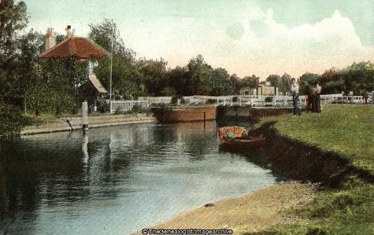 Henley-on-Thames, Hambledon Lock (England, Hambleden, Hambleden Lock, Henley on Thames, Lock, oxfordshire)