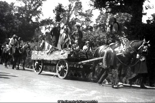Horse and Cart Proclamation Celebrations 1910 (1910, Celebration, horse and cart, May, parade, Proclamation)
