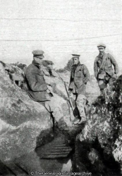In the Line near Loos November 1915 (1/2nd London Division, 1915, 47th Division, Duckboard, France, Loos, Nord-Pas de Calais, Trench, WW1)