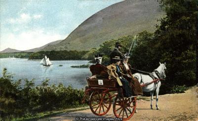 Irish Jaunting Car (Ireland, Irish, Jaunting car, Llyn Ogwen, Ogwen Lake, Wales)