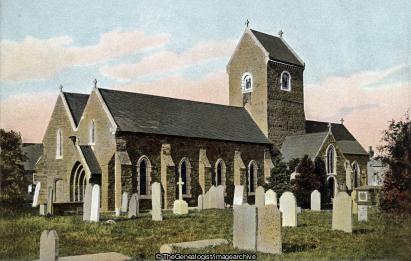Jersey St Lawrence Church 1910 (1199, C1910, Church, Jersey, St Lawrence)