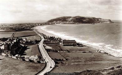 llandudno from Little Orme (Beach, Conwy, Llandudno, Llandudno Bay, Seaside, Wales)