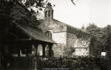 Muncaster Church (Church, Cumbria, England, Lychgate, Muncaster, St Michael)