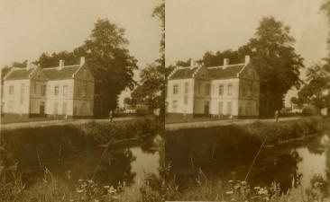 No. 14 - A Typical Flemish Farmhouse, near Nieuport (3d, C1919, Farmhouse, Flemish, Nieuport, Nieuwpoort, River, WW1)