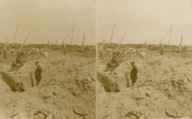 No. 17 - Searching for the Dead, Nieuport (3d, Belgium, C1919, Dead, Nieuport, Nieuwpoort, Trench, West Flanders, WW1)