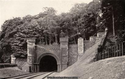 North entrance of the Shugborough Tunnel on land owned by the Earl of Lichfield (London and North Western Railway, Railway, Shugborough, Shugborough Tunnel)