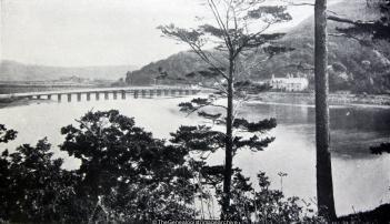 Penmaenpool Bridge (Bridge, Cardiganshire, Mawddach, Penmaenpool, River)