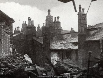 Rear of Moor Terrace house Hartlepool P10 (10, 16/12/1914, Durham, East Coast Raids, England, Hartlepool, House, Moor Terrace, shelling, WW1)