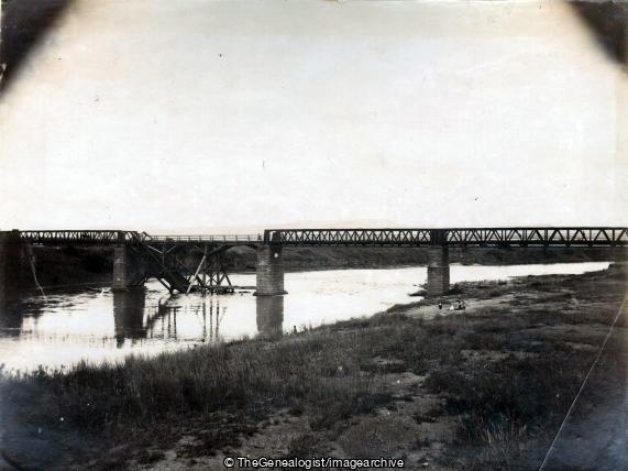Road bridge Colenso (Boer War, Bridge, C1900, Colenso, Natal, South Africa, Tugela River)