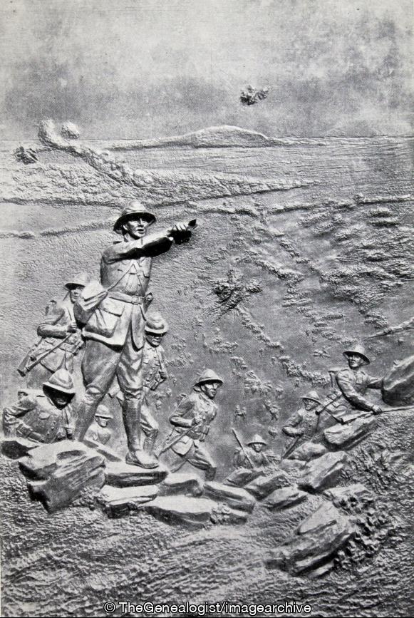 Royal Gloucestershire Hussars Suvla Bay (1915, Bas relief, Gallipoli, Gloucester Cathedral, Royal Gloucestershire Hussars, Suvla Bay, Turkey, War Memorial, WW1, Yeomanry)