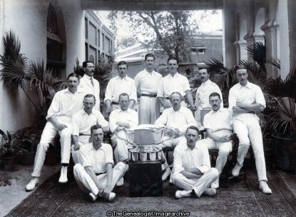 Royal Sussex Winners of Jamsetgee Cricket Cup 1910 (1910, Charles Earbery Bond, Cricket, India, Regiment, Royal Sussex)