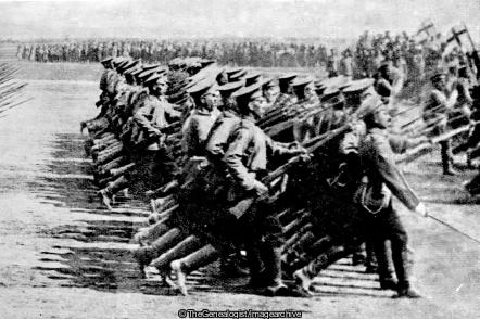 Russian Infantry at a Review (Infantry, Russian, WWI)