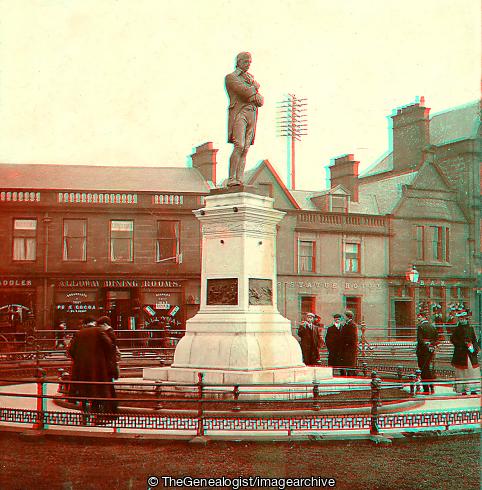 Scotland Burns Statue Ayr (3d, Ayr, Ayrshire, Burns Statue, Robert Burns, Scotland, Statue)
