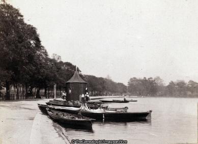 Serpentine Hyde Park May 1901 (Hyde Par, Rowing Boat, Serpentine)