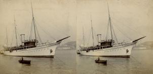 Ship, River Tyne (3d, steam ship, Tyne, Walter Scott Cement Works)