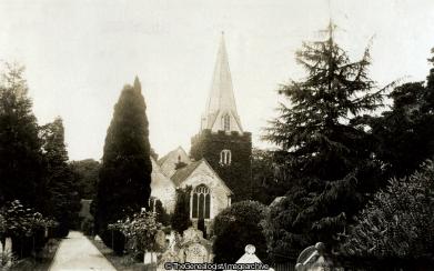 Stoke Poges Church (Buckinghamshire, Church, England, Gray's Elegy, Spire, St Giles, stoke poges, Thomas Gray)