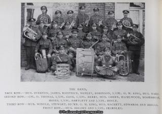 The Band (6th Battalion, Bandsman, Drum, French Horn, Trombone, Trumpet, Tuba, West Yorkshire, WW1)