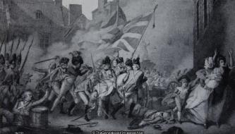 The Battle of Jersey (1781, Battle of Jersey, Channel Islands, Jersey, Painting)