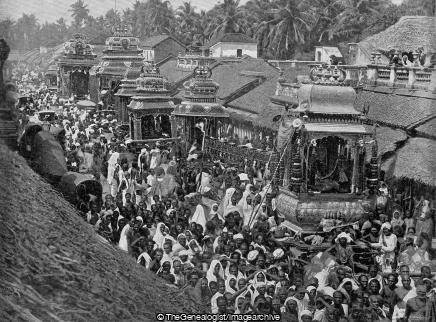 The Festival of Mahamakam in Southern India (Festival of Mahamakam, Hindu, India, Kombakunum, Kumbakonam, Mahamaham, Tamil Nadu)