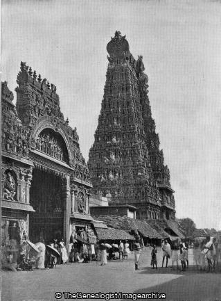 The Great Gopuram Madura India (Great Gopuram, India, Madurai, Tamil Nadu)