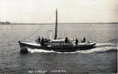 The Lifeboat Harwich (1912, City of Glasgow, England, Essex, Harwich, Lifeboat, North Sea)