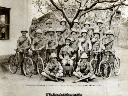 The Loyal North Lancashire Regiment Scouts (bicycle, India, Loyal North Lancashire Regiment, Military, Poona, Scouts)