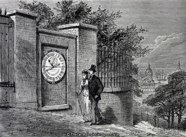 The Magnetic Clock Greenwich Observatory (Greenwich, Greenwich Observatory, London, The Magnetic Clock, The Shepherd Gate Clock)