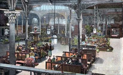 The Market Jersey Interior (C1900, Channel Islands, Jersey, Market, St Helier, St Helier Town, Victorian Market)