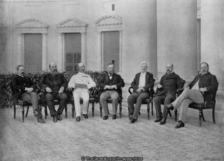 The Viceroy and Governor General of India in Council 1895 (1895, Government Official, India, Sir Alexander Miller, Sir Antony MacDonnell, Sir Charles Pritchard, Sir George S White, Sir Henry Brackenbury, Sir James Westland, Victor Bruce Earl of Elgin)