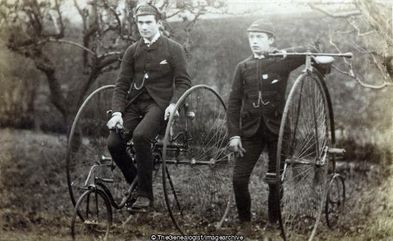 Three Wheeler and Penny Farthing bikes Fife (C1890, Fife, Penny Farthing Bike, Scotland, Three Wheeler Bike, Tricycle)