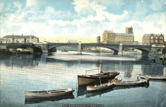 Victoria Bridge, Stockton (Bridge, Co Durham, England, River, Stockton on Tees, Tees, Victoria Bridge)