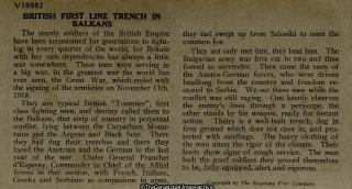 WWI - In a British First Line Trench in the Balkans (3d, Balkans, Bugle, Lewis Gun, Periscope, Sandbag, Soldiers, Tommy, Trench, Weapon, WW1)