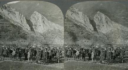 WWI - Serbian Reserves in the Balkan Mountains Awaiting Orders to Advance (3d, Balkans, Mountain, Reserves, Serbia, WW1)